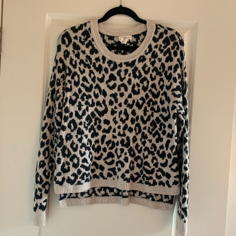 Cheetah Print Sweater